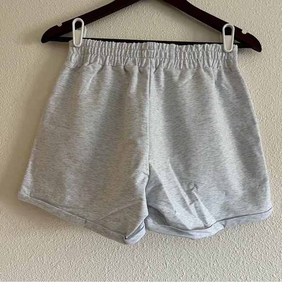 NWT Zyia Light Gray Heather Knockout Shorts Size Medium - Picture 7 of 8